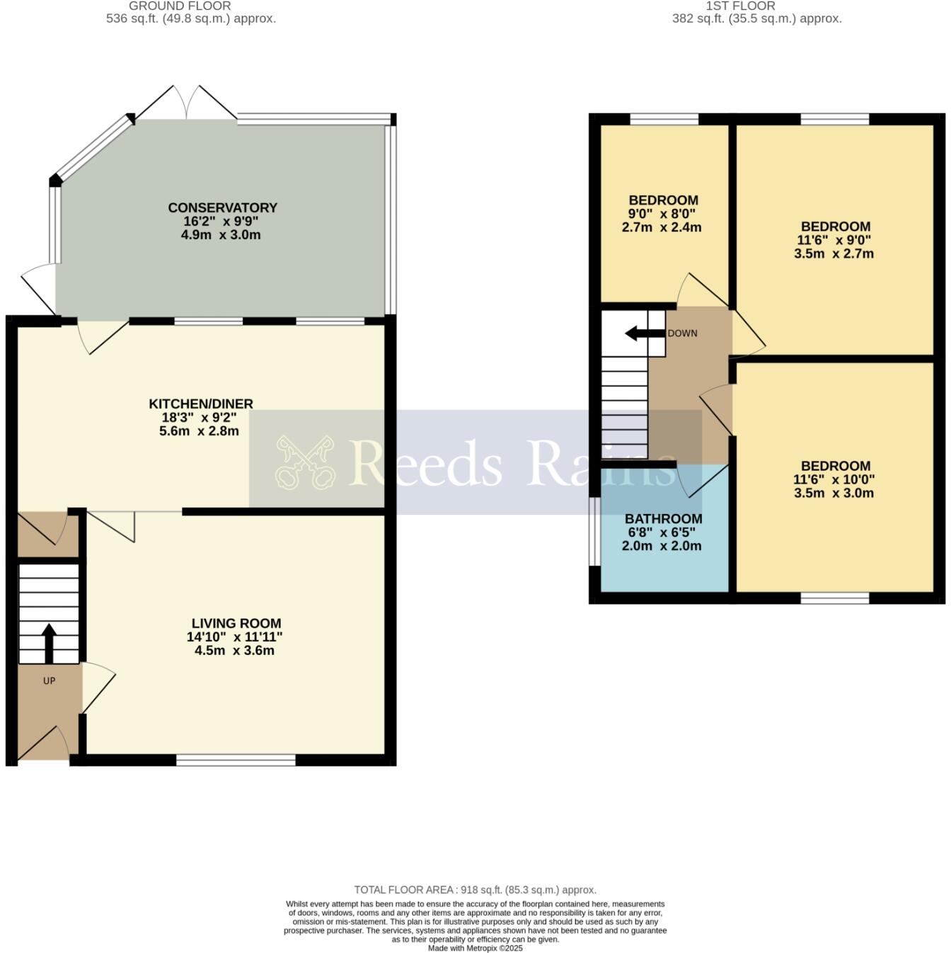 Winchcombe Road, Sedgeberrow, Evesham, Worcestershire, WR11 floorplan