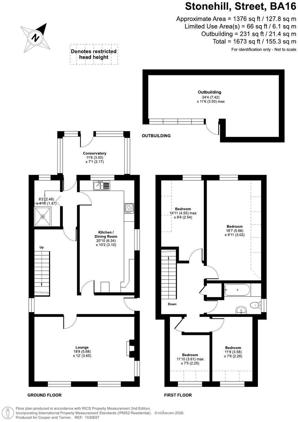 Stonehill, Street, BA16 floorplan