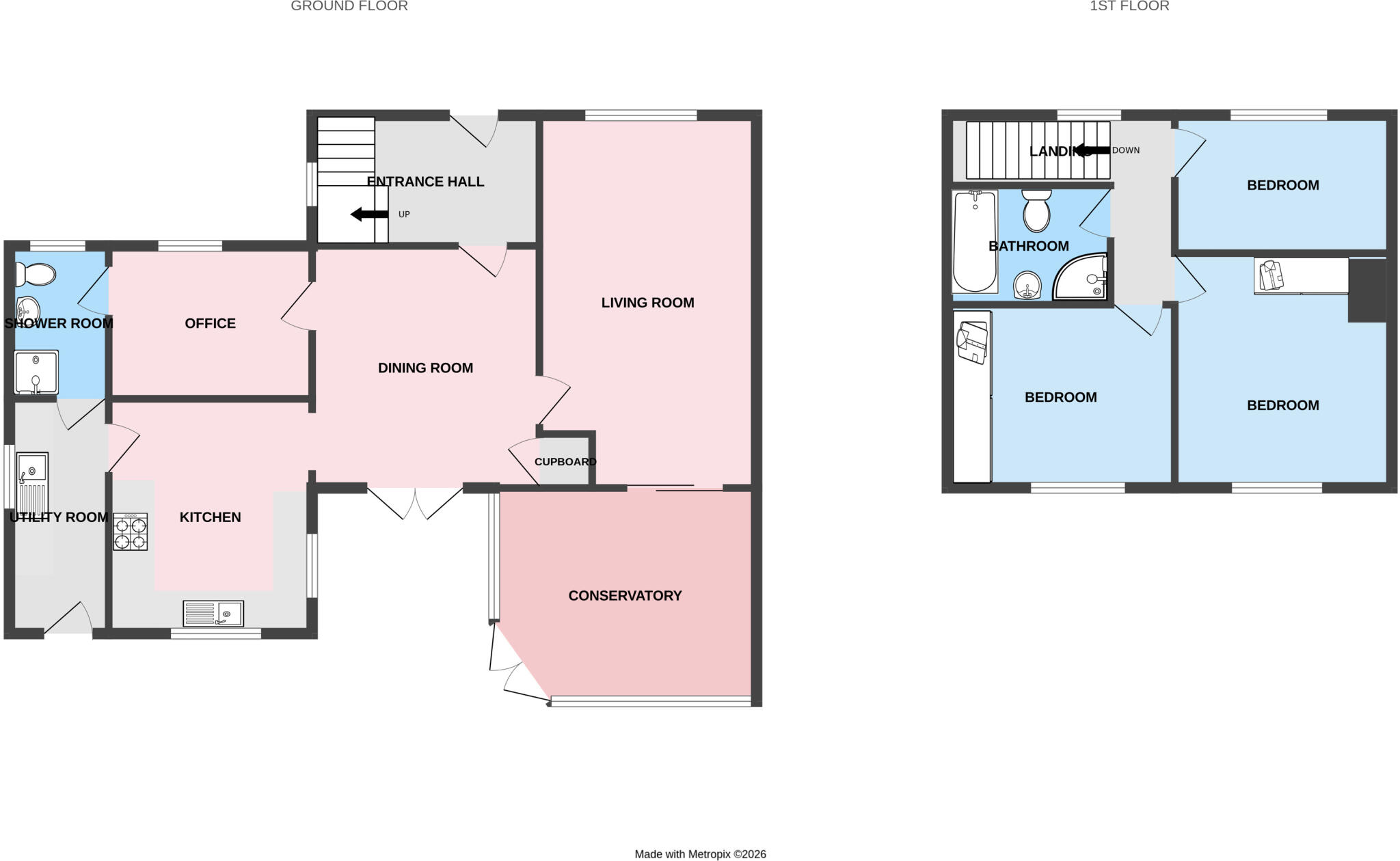 Pelham Road, Upton Magna, Shrewsbury, Shropshire, SY4 floorplan
