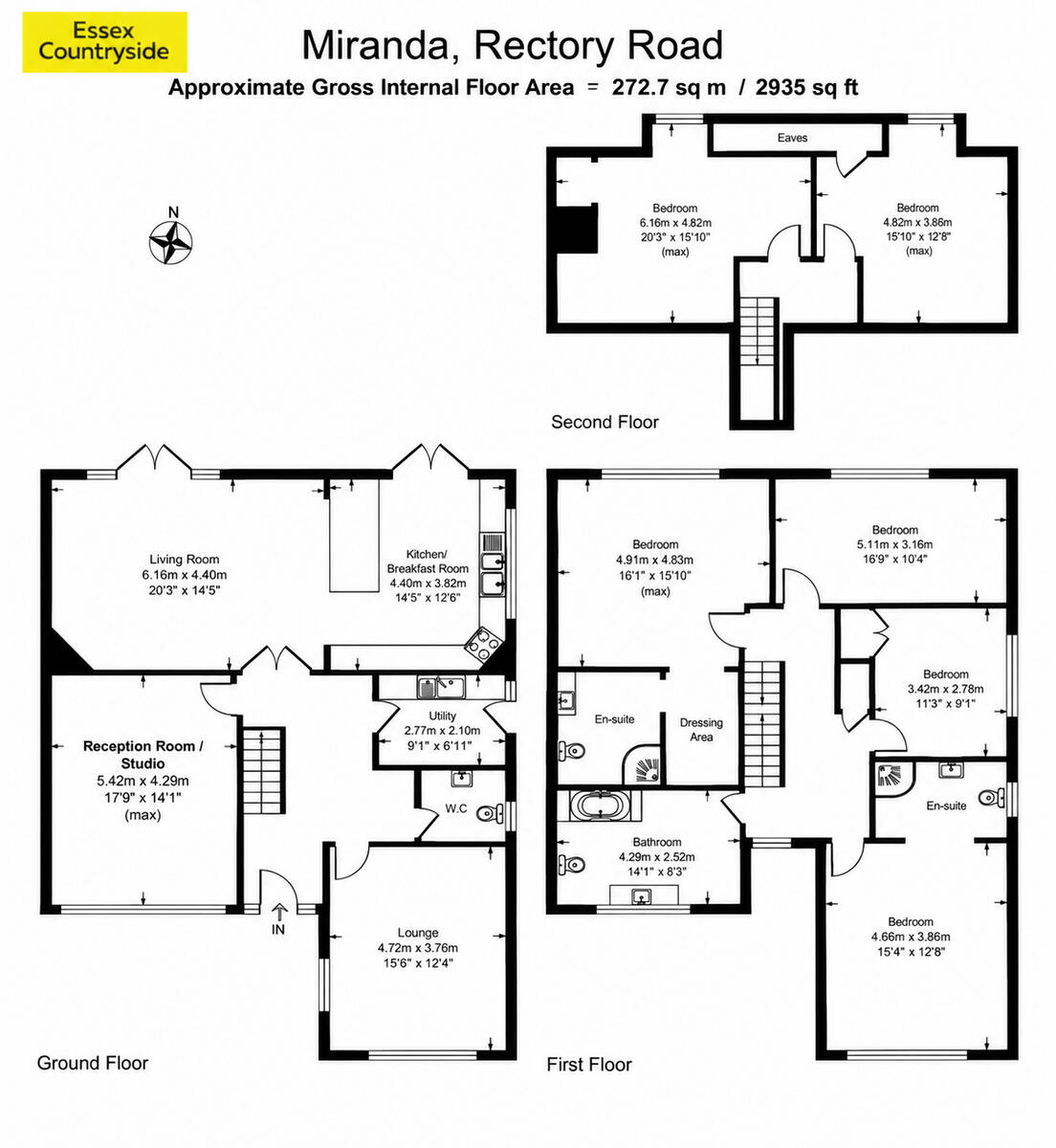 Rectory Road, Chelmsford, CM3 floorplan