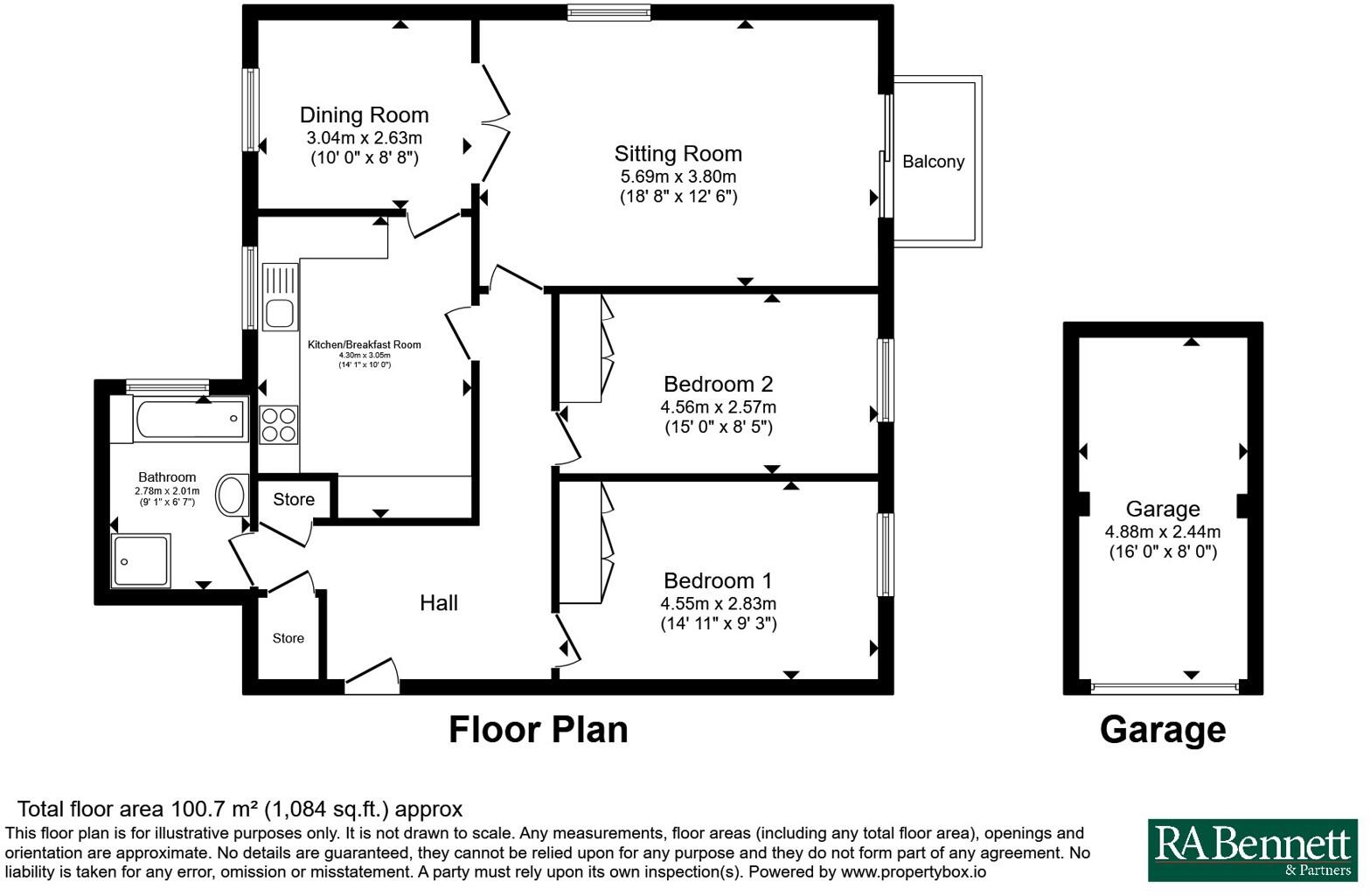 St. Georges Road, Cheltenham, Gloucestershire, GL50 floorplan