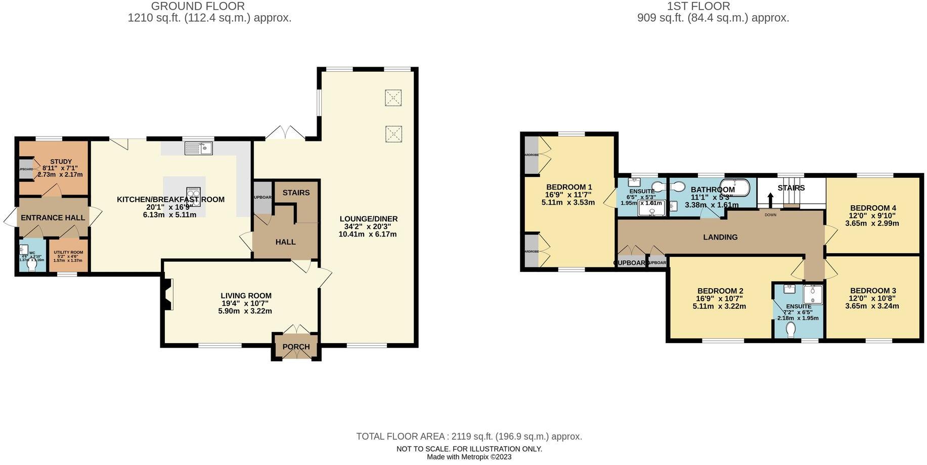 81 Six Ashes Road, Bobbington, DY7 floorplan
