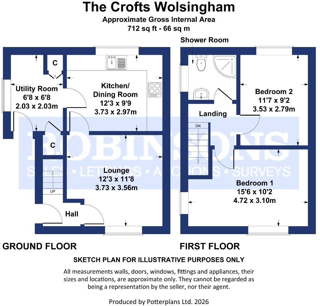 The Crofts, Wolsingham, Weardale floorplan