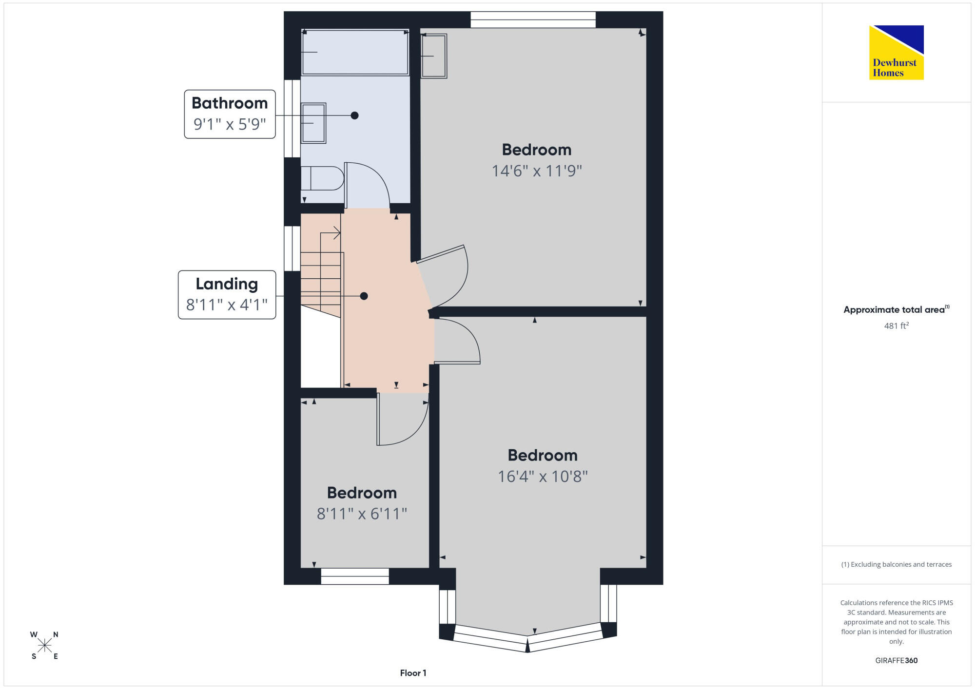 Highgate,  Penwortham, PR1 floorplan