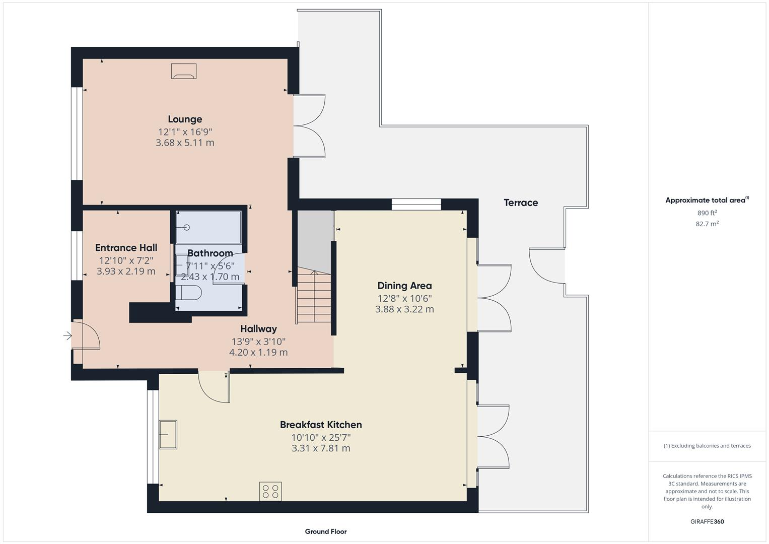 Crundalls Lane, Bewdley floorplan