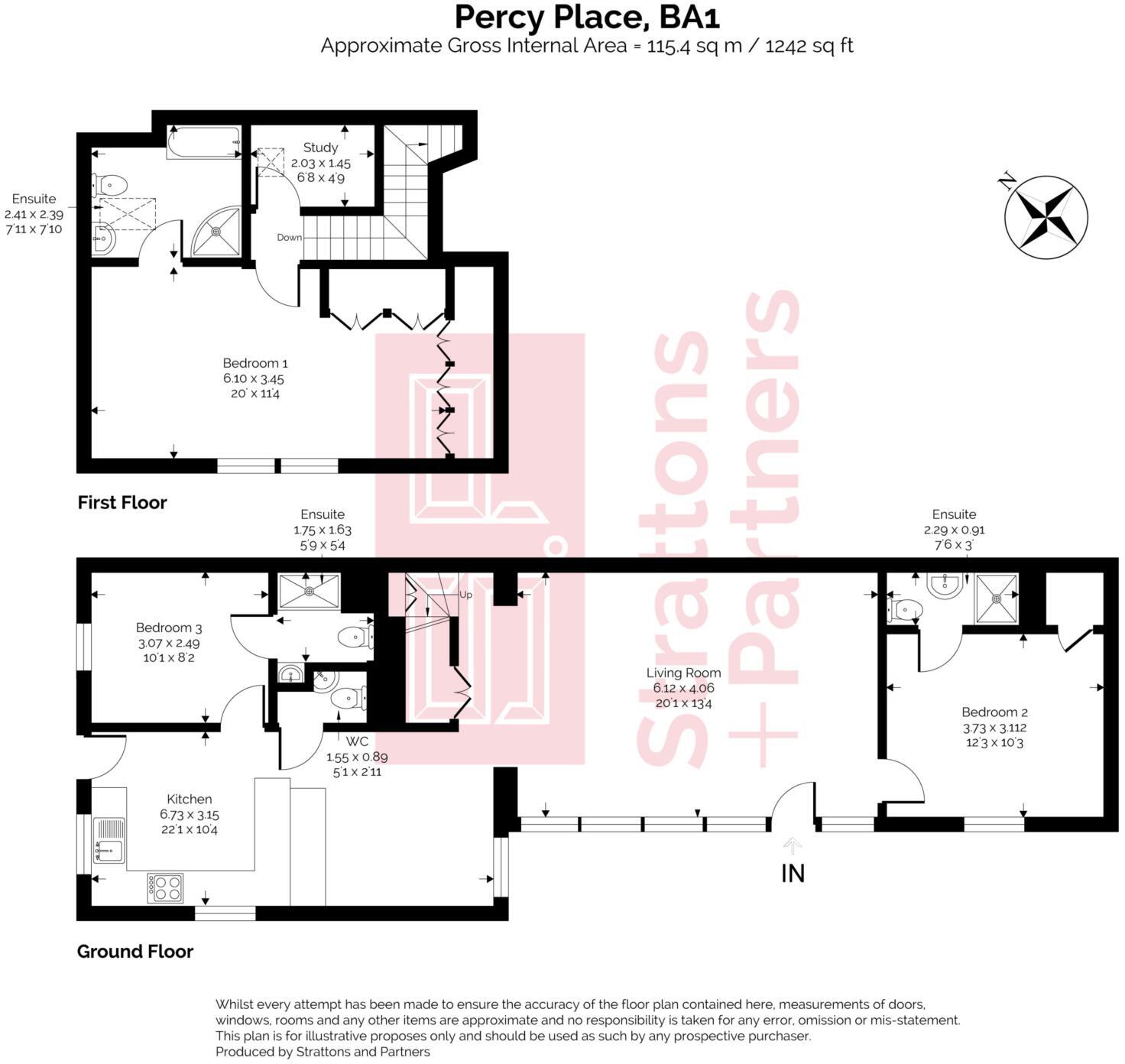 Percy Place, Bath floorplan