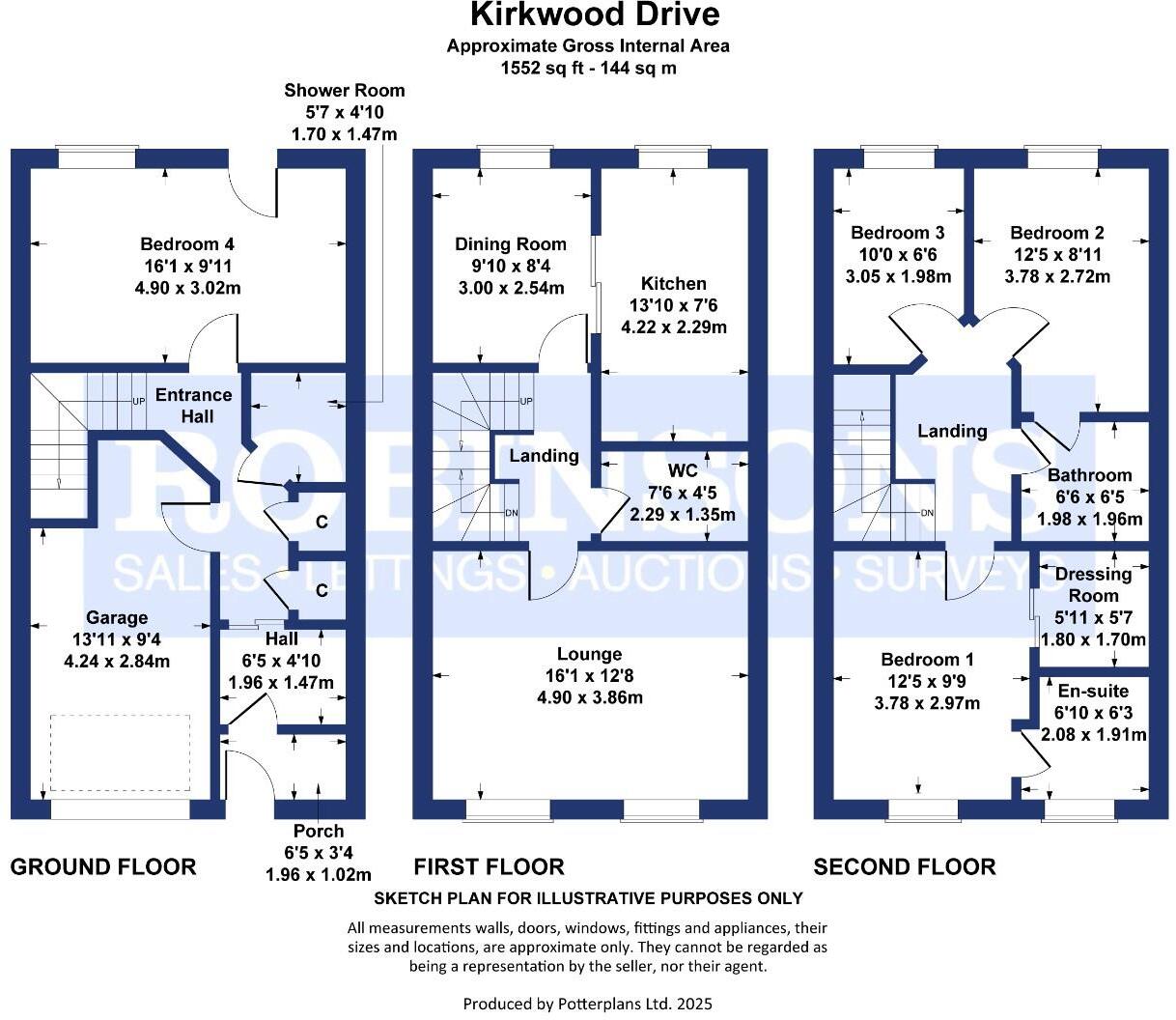 9, Kirkwood Drive, Nevilles Cross, Durham floorplan