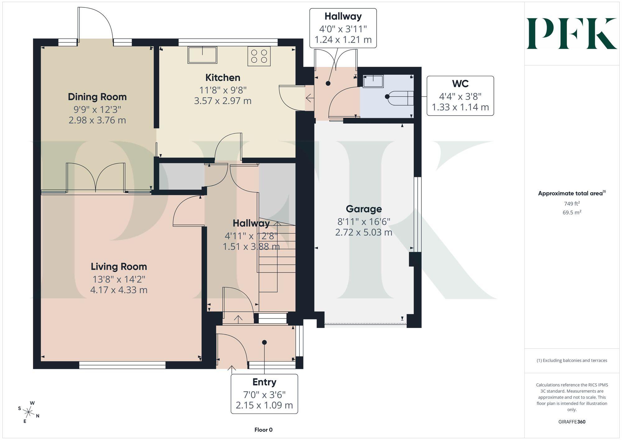 Millcroft, Carlisle, CA3 floorplan