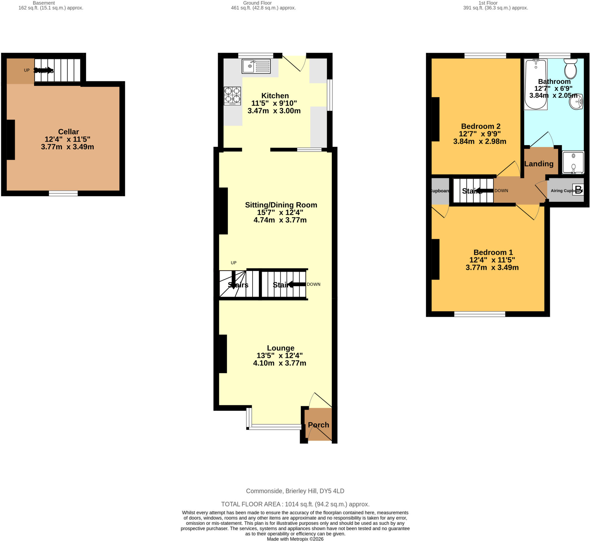 Commonside, Brierley Hill, DY5 floorplan