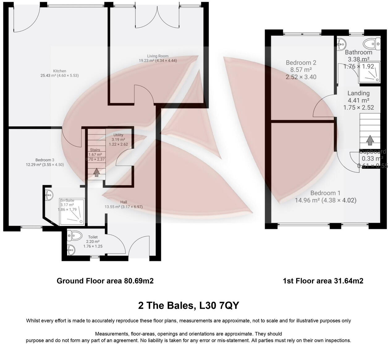 The Bales, Bootle floorplan