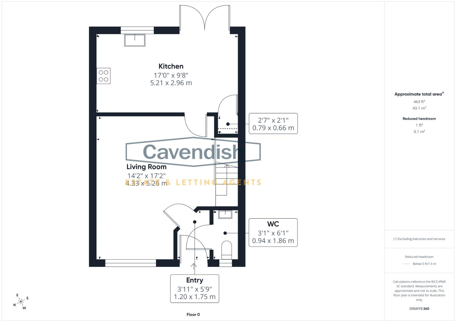 Clos Hendre, Ruthin floorplan