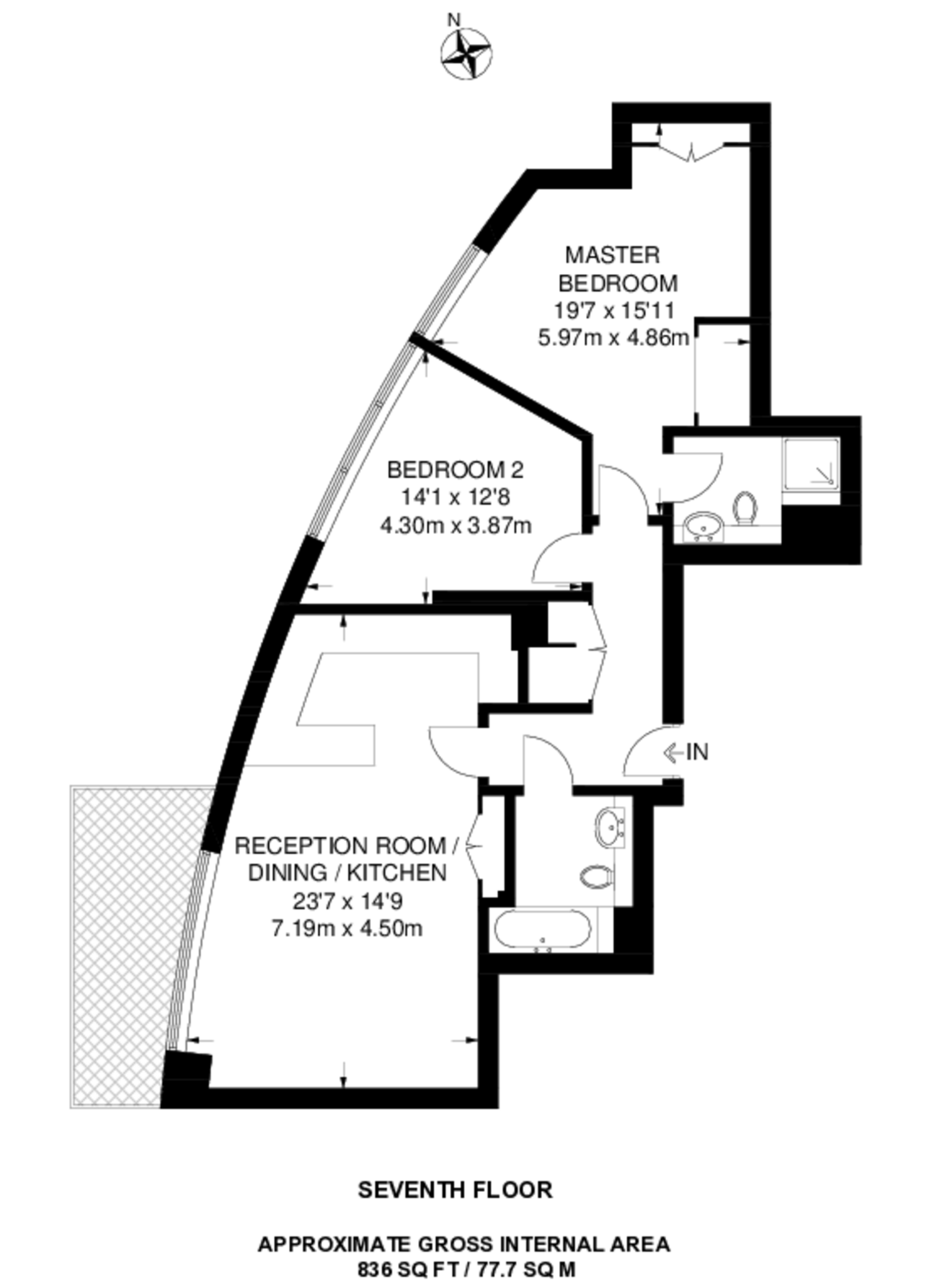 The Mast, Gallions Reach, London, E16 floorplan