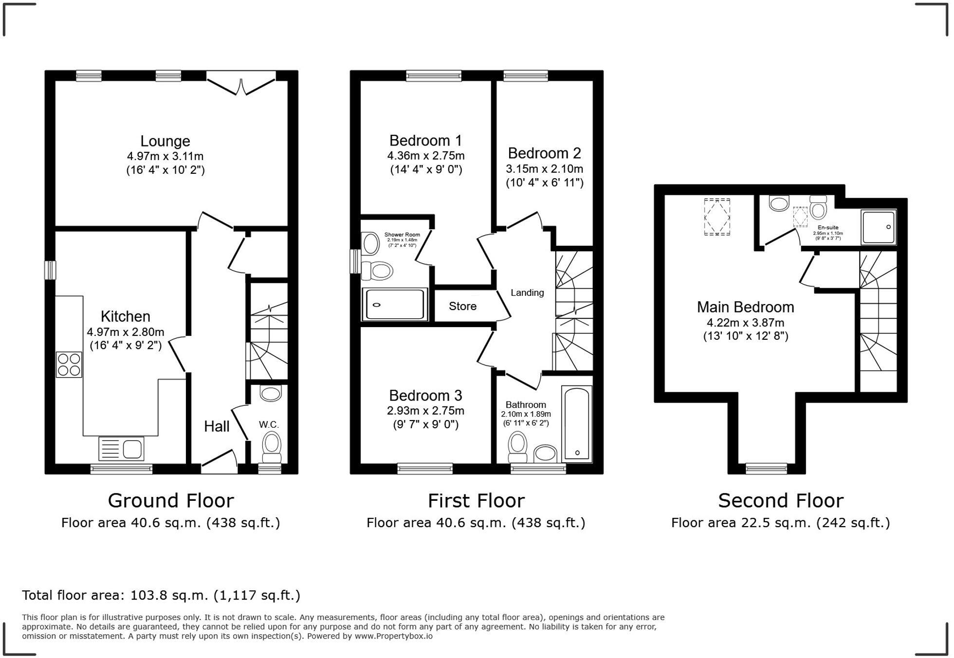Heol Littleham, Llanrumney, CF3 floorplan