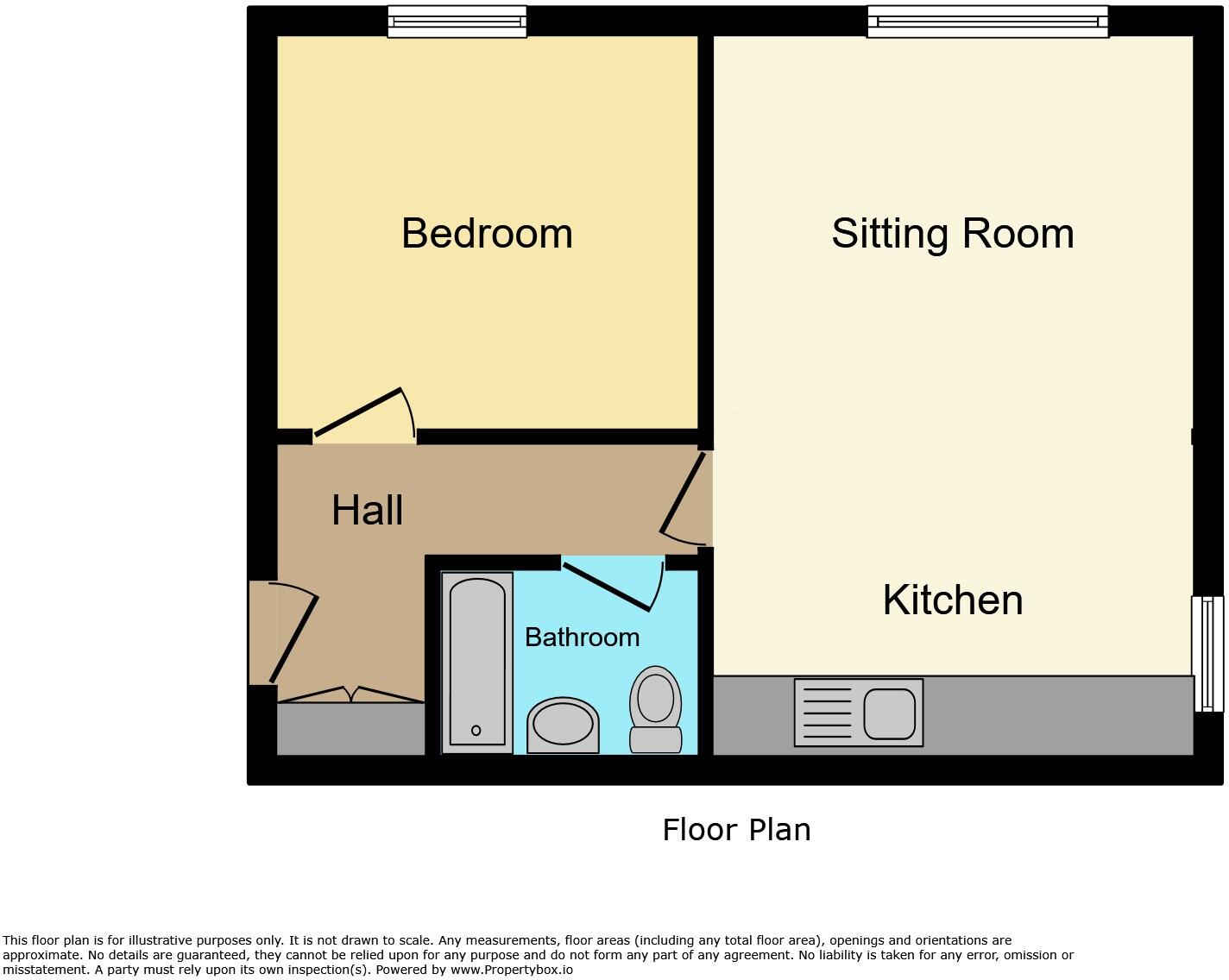 195, St. Philips Drive, Evesham, Worcestershire WR11 2RQ floorplan