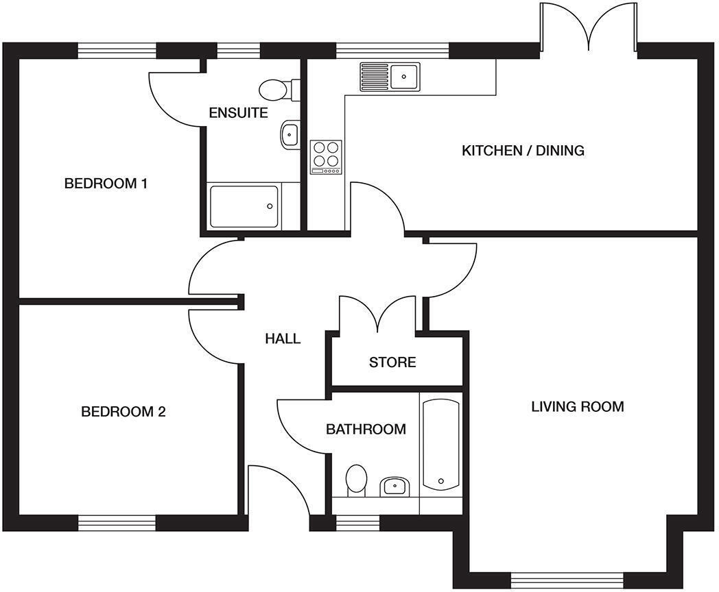 Stainthorpe Row, 
South Otterington, 
DL7 9HU
 floorplan