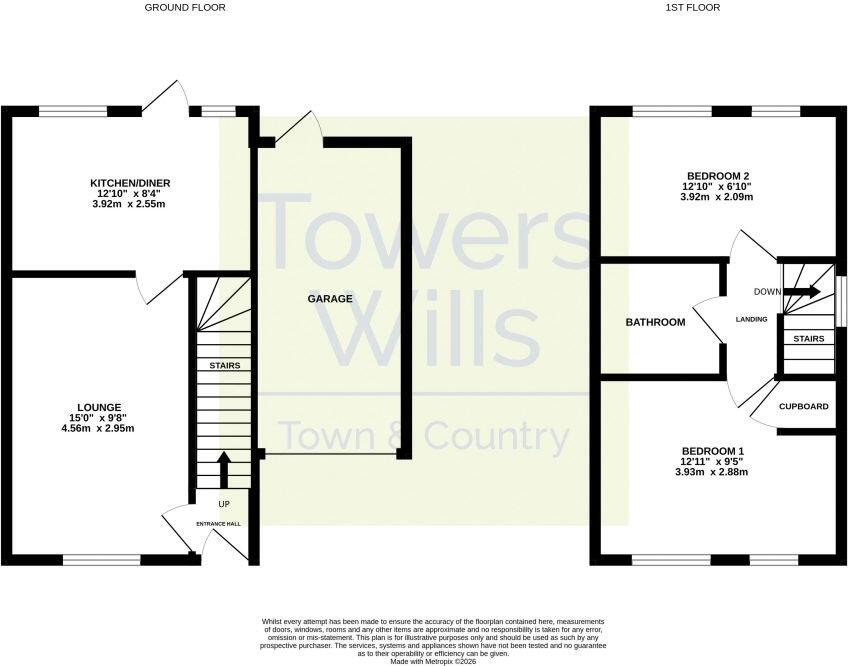 Ashmead, Yeovil, Somerset, BA20 floorplan