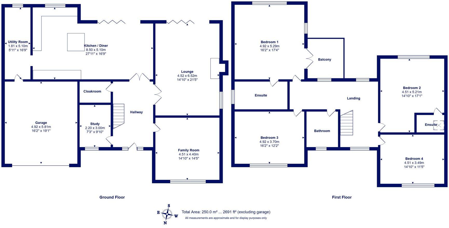 Nea Road, Highcliffe On Sea floorplan