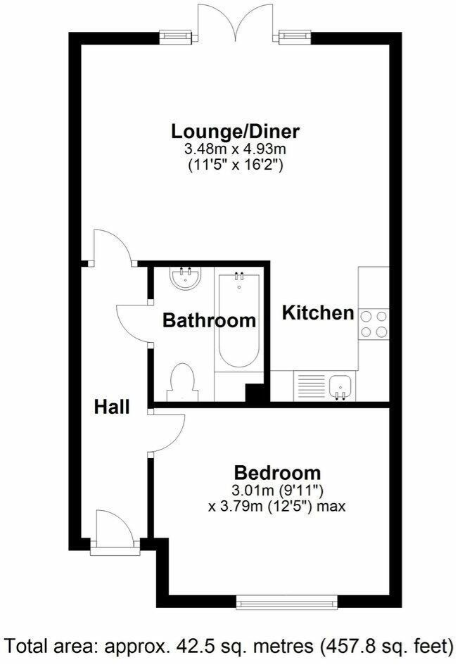 Daisy Court, Common View, Letchworth Garden City, SG6 1BZ floorplan