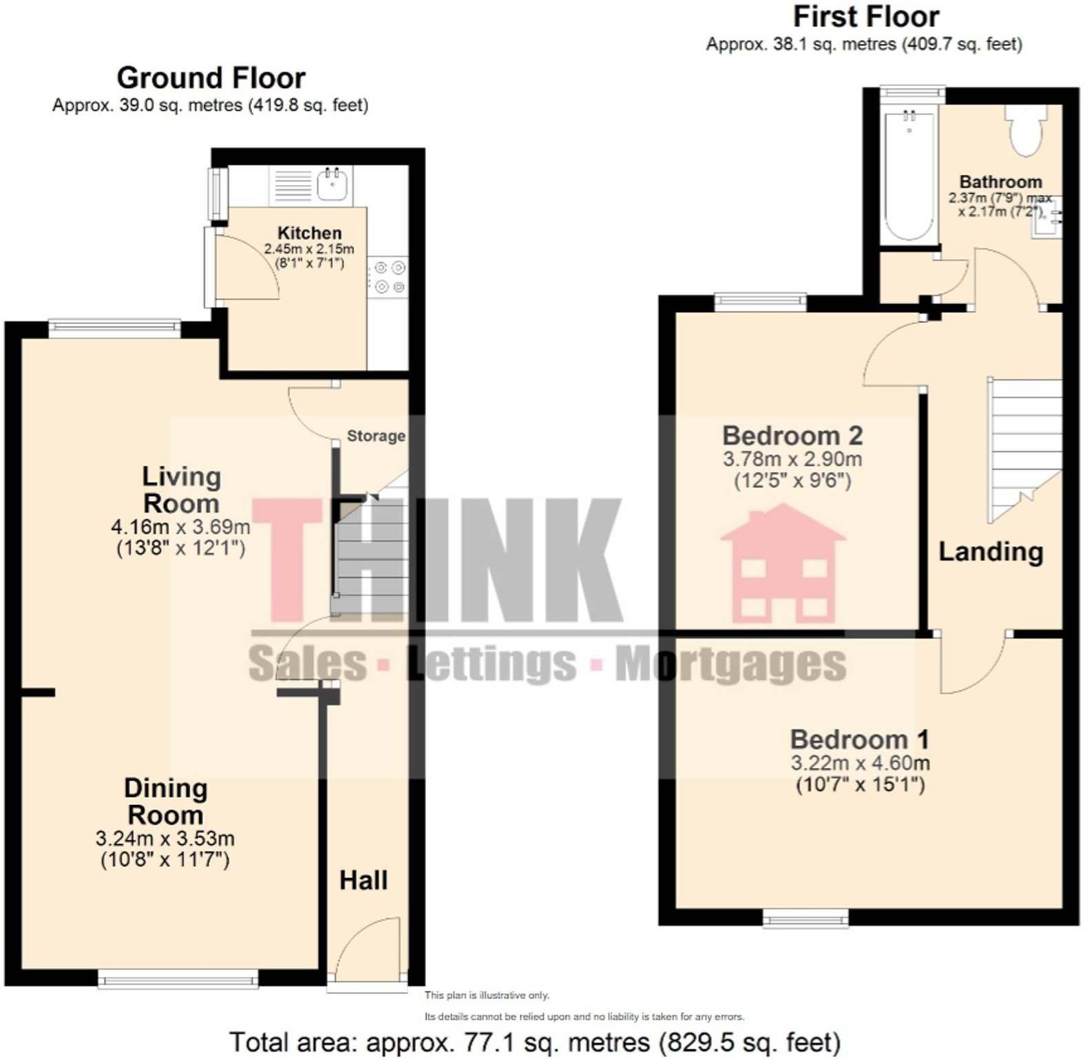 Hope Street, Newton-Le-Willows, WA12 floorplan