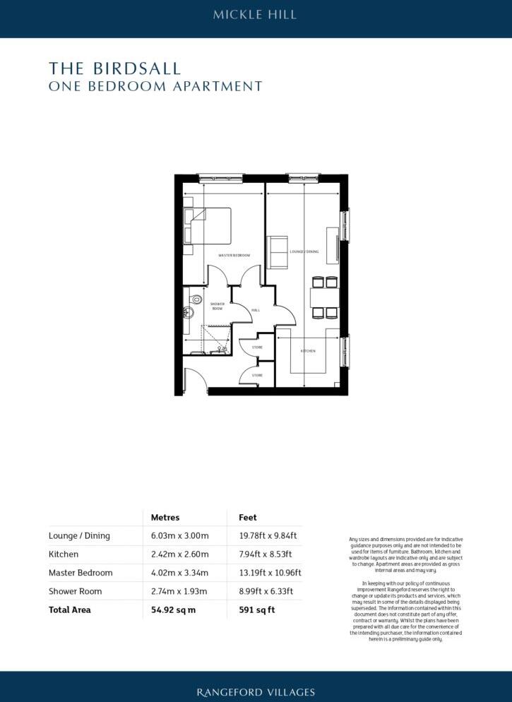 40 The Pavilion, Mickle Hill Pickering, YO18 7ND floorplan