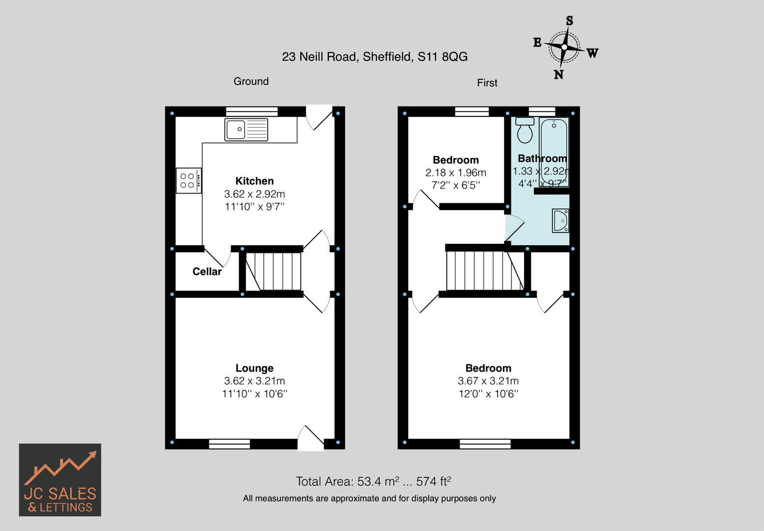Neill Road, Sheffield floorplan