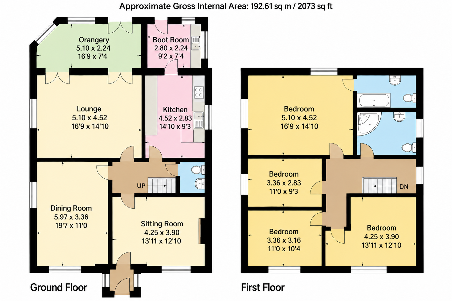 Moss Lane, Ormskirk, L40 floorplan