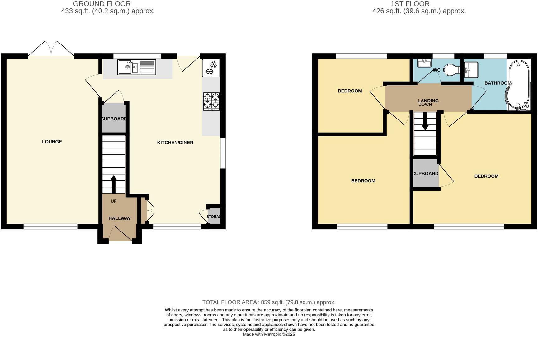 Queens Drive, Glossop, SK13 floorplan