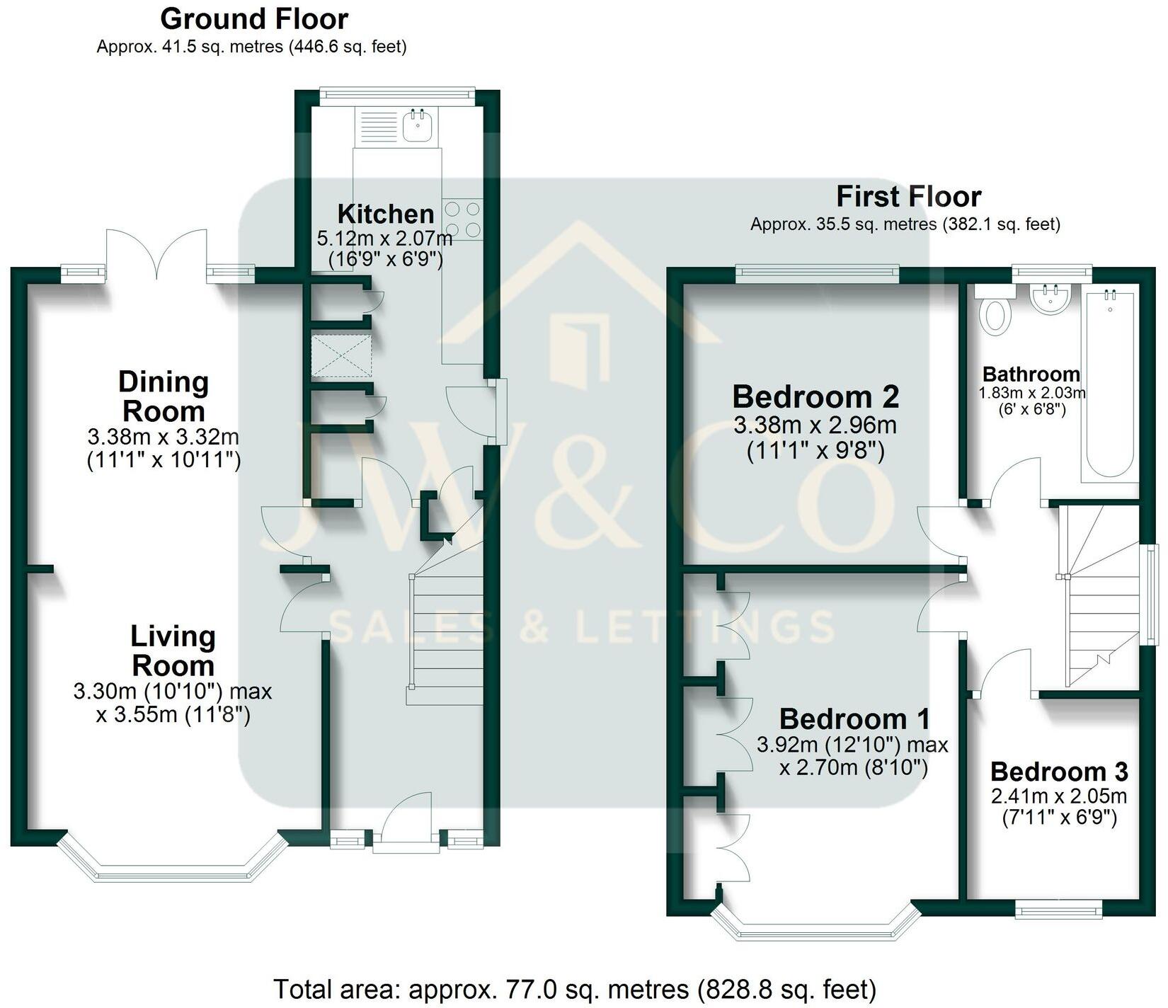 Kings Road, London Colney, AL2 floorplan