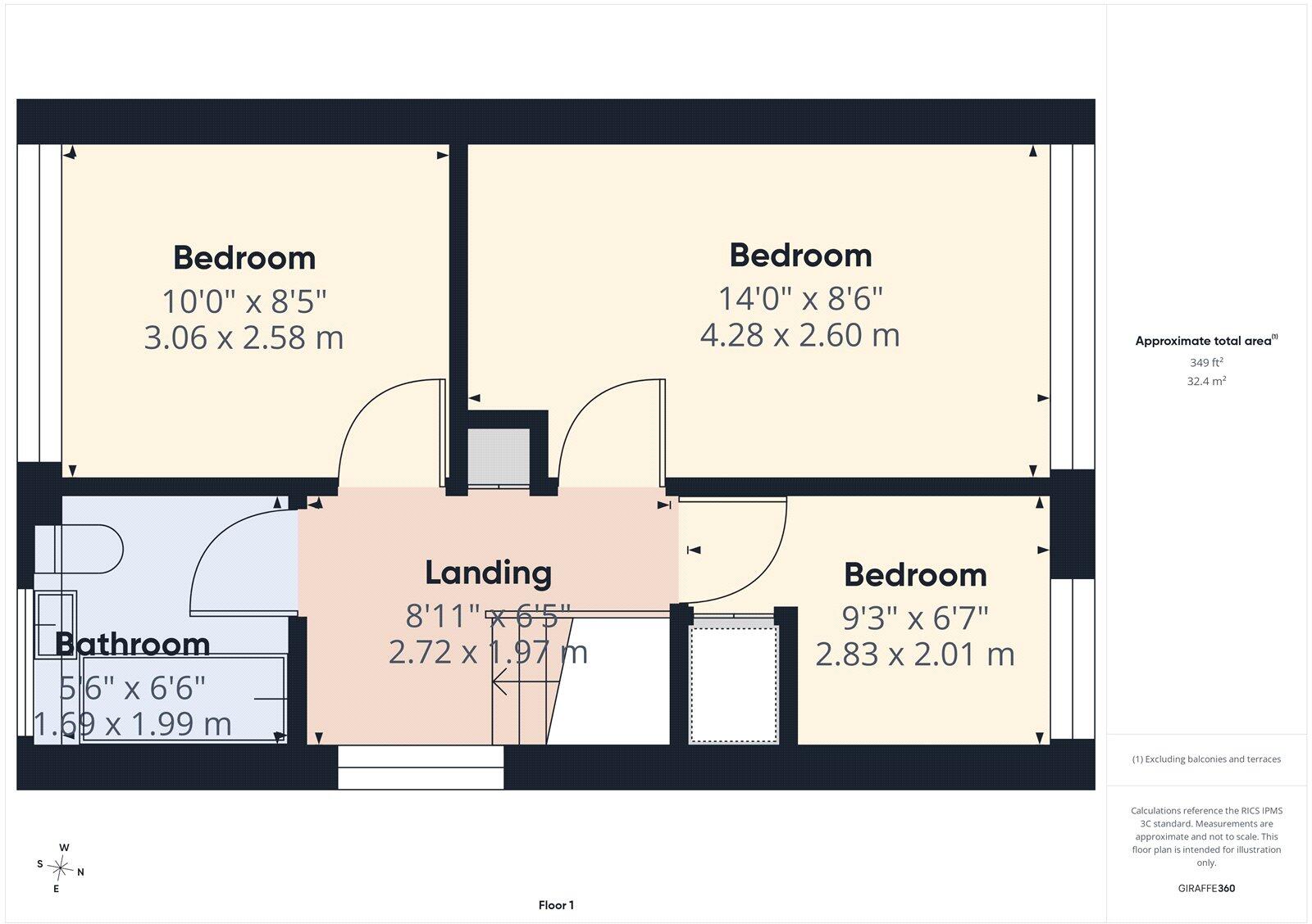 Beauclerk Drive, Nottingham, Nottinghamshire, NG5 floorplan