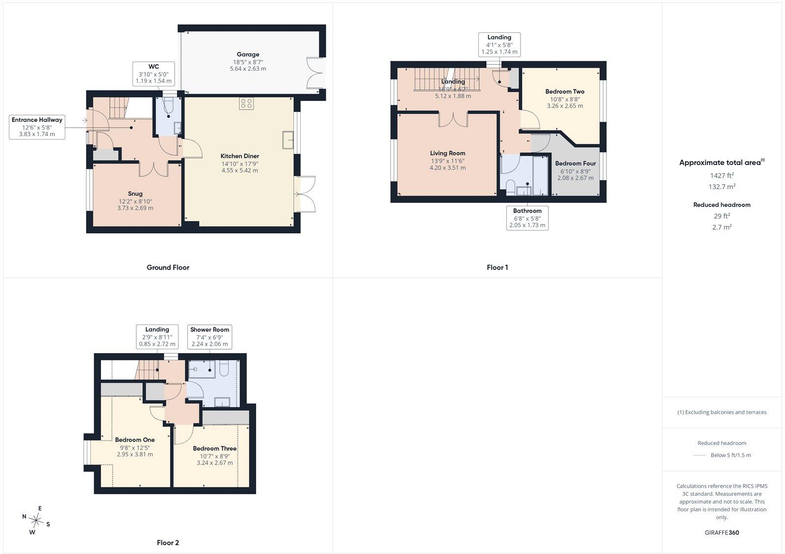 Harewood Close, Doncaster, South Yorkshire, DN4 floorplan