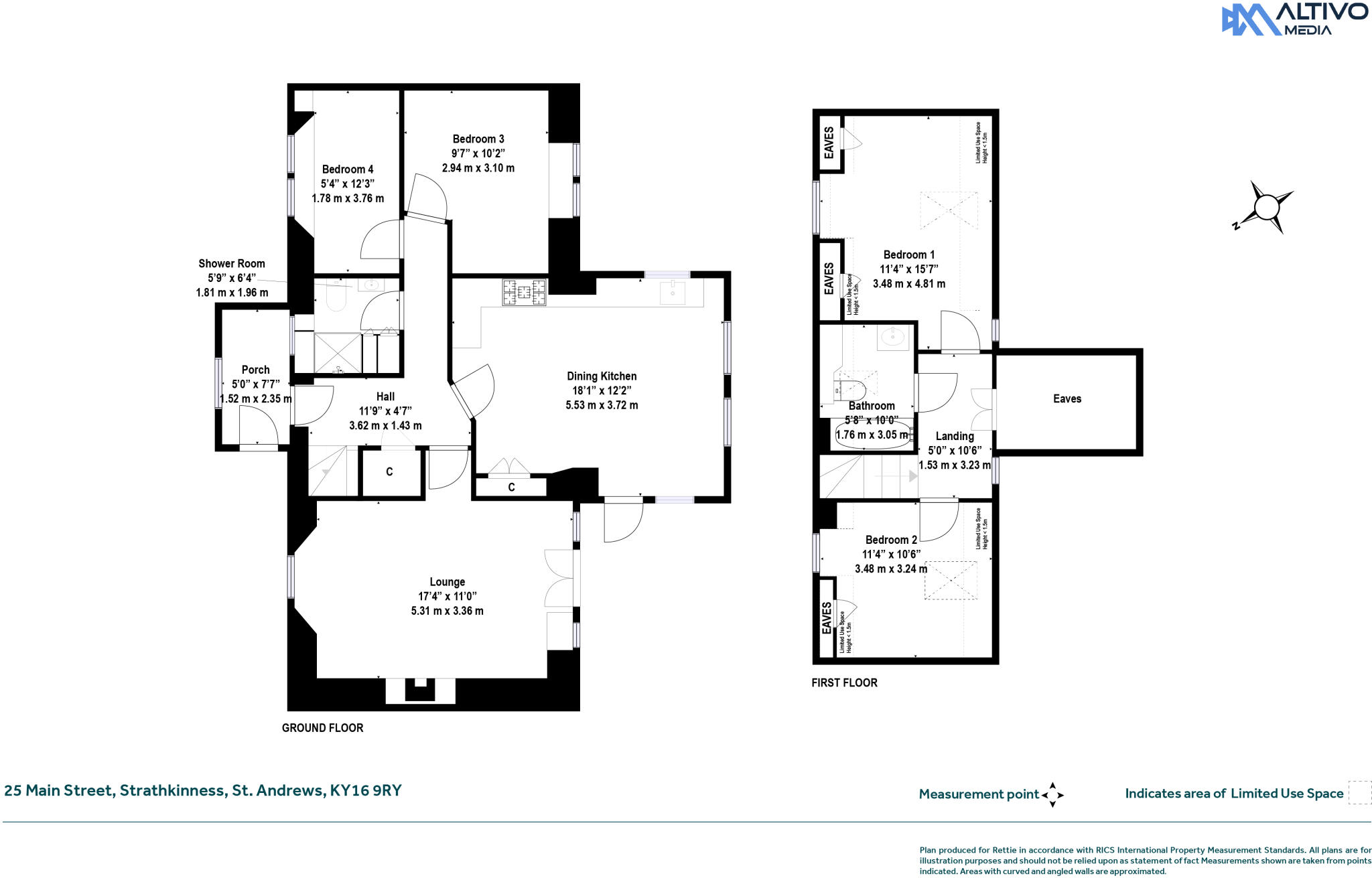 25, Main Street, Strathkinness, St. Andrews floorplan