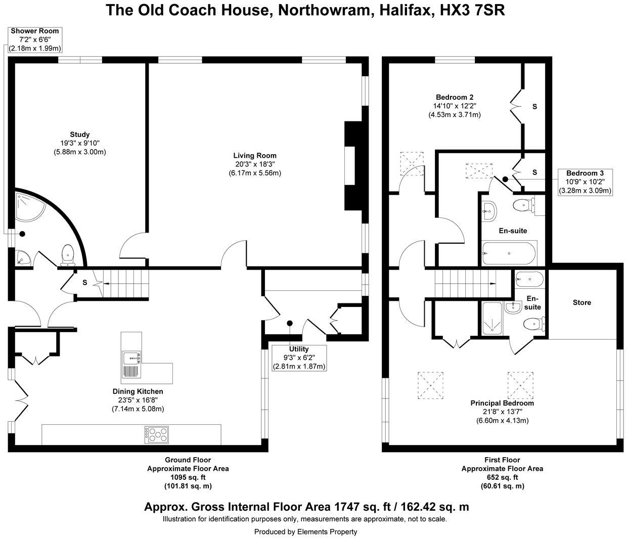 The Old Coach House, Lands Head Lane, Northowram, Halifax, West Yorkshire, HX3 7SR floorplan
