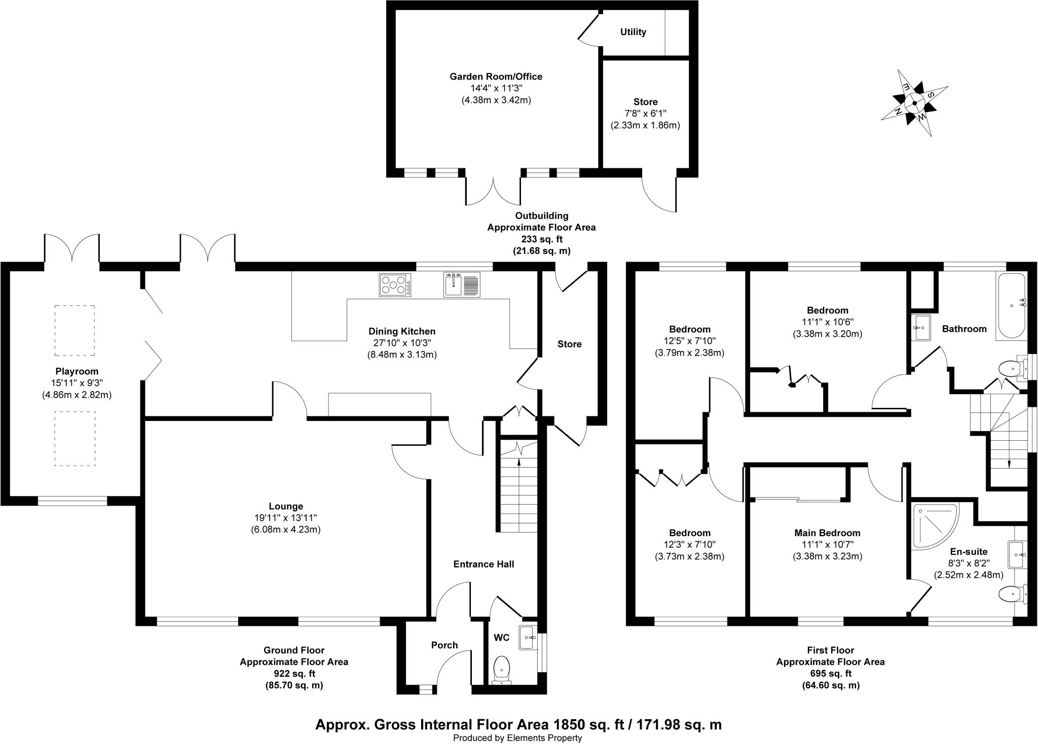 Church Drive, Keyworth, Nottingham floorplan