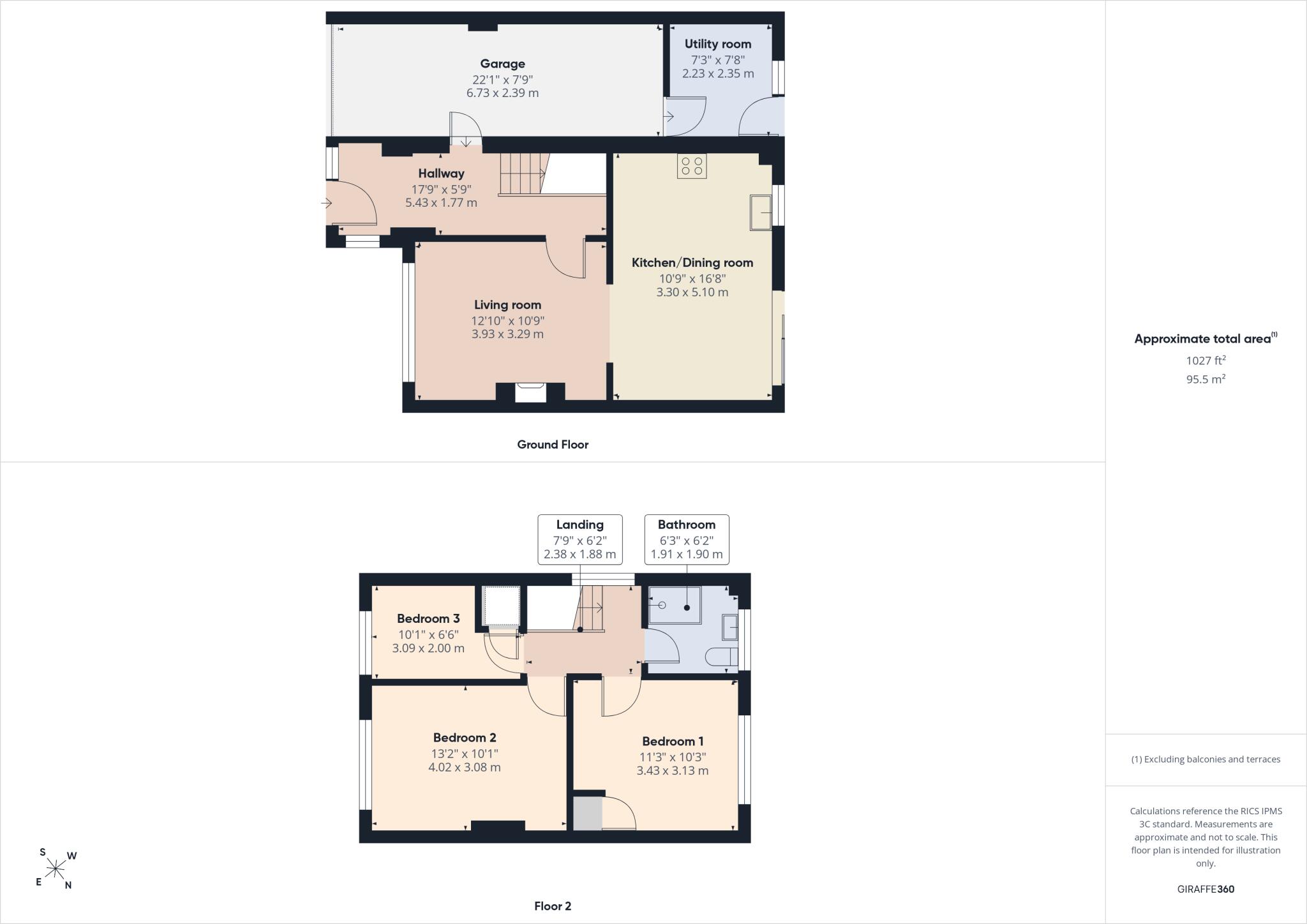 Duke Close, Nottingham, NG6 7BG floorplan