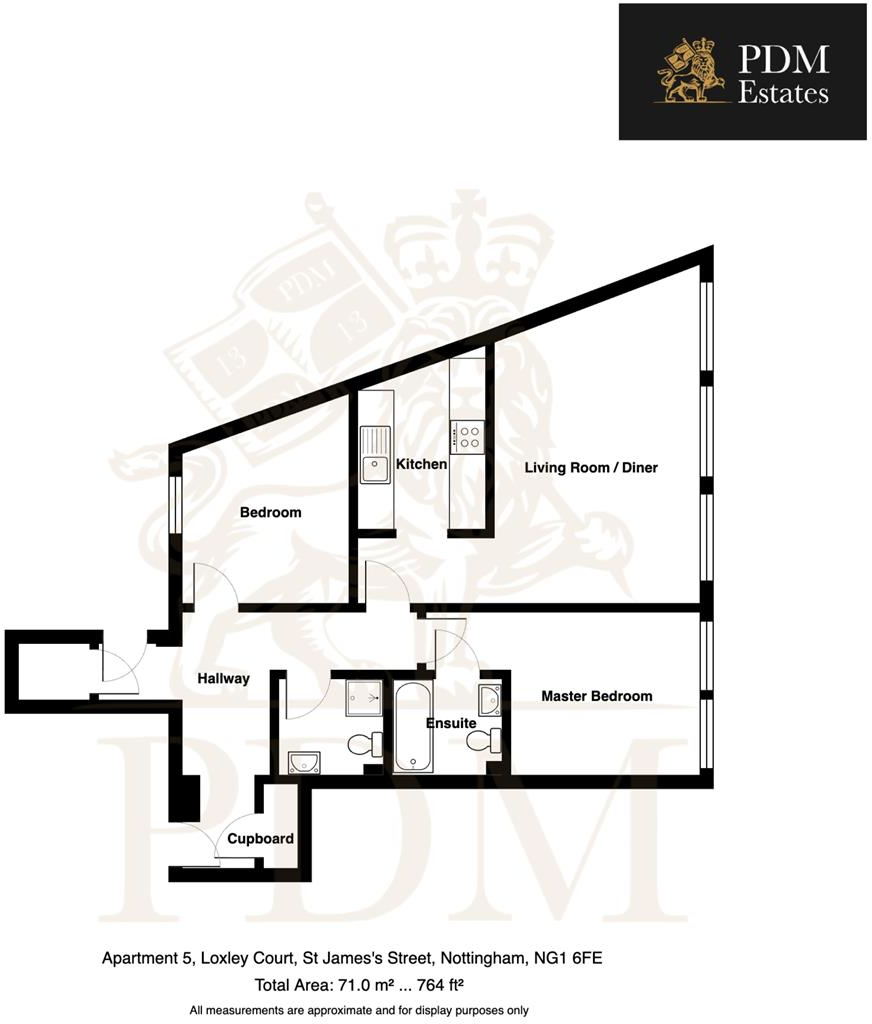 St. James's Street, Nottingham floorplan