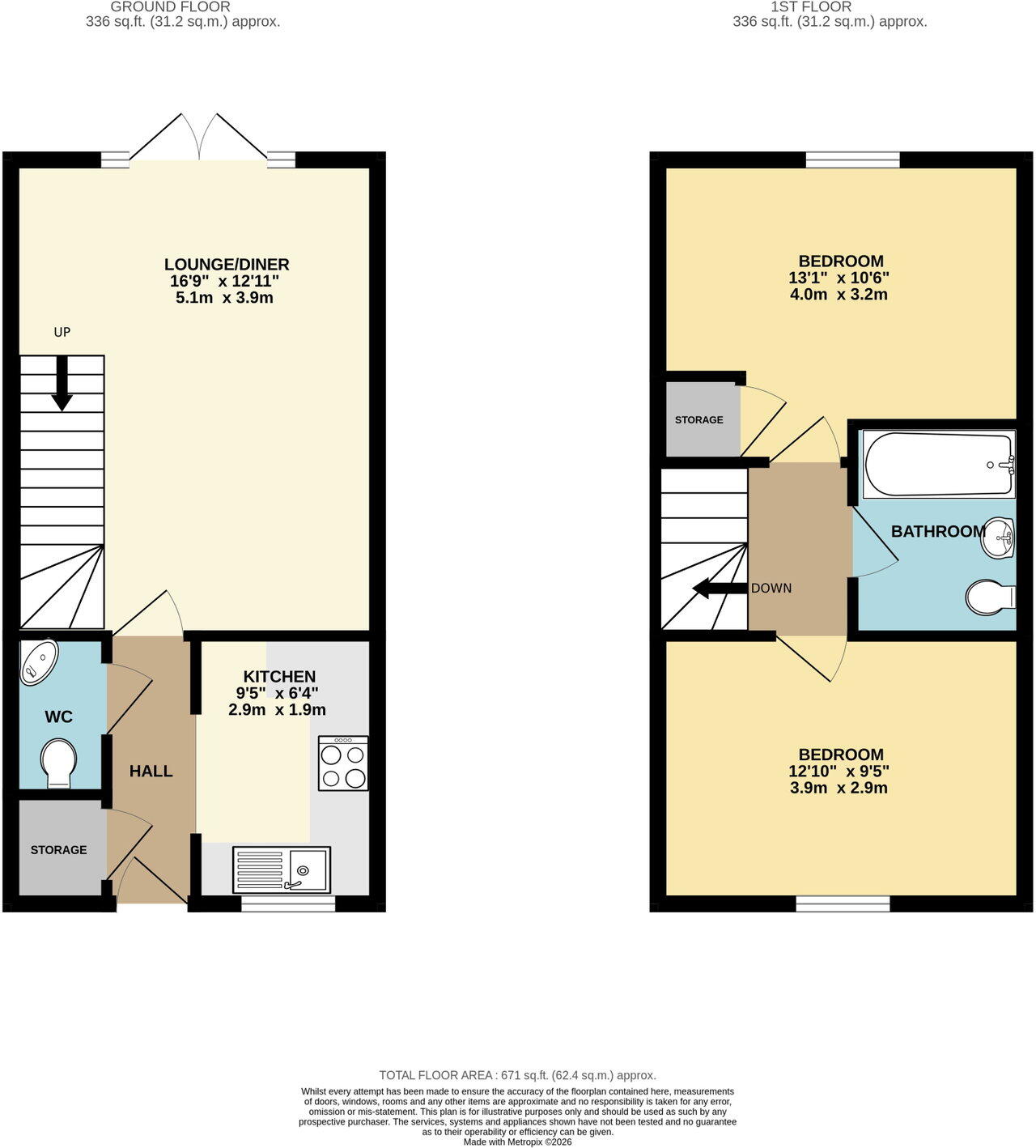 Ruskin Avenue, Ledbury, HR8 floorplan
