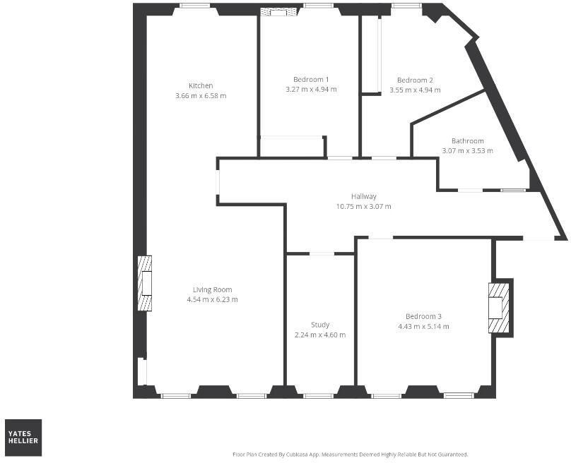 Lansdowne Crescent, Kelvinbridge, Glasgow, G20 floorplan