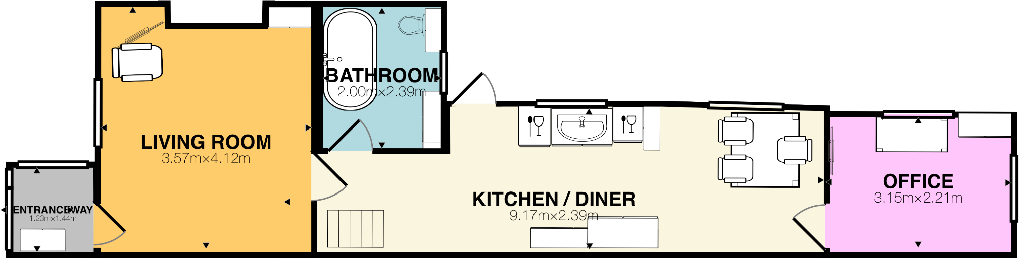 Arncliffe Terrace, Glaisdale, YO21 floorplan