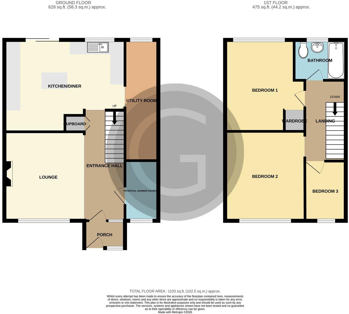 Wannock Close, Bexhill on Sea, TN40 floorplan