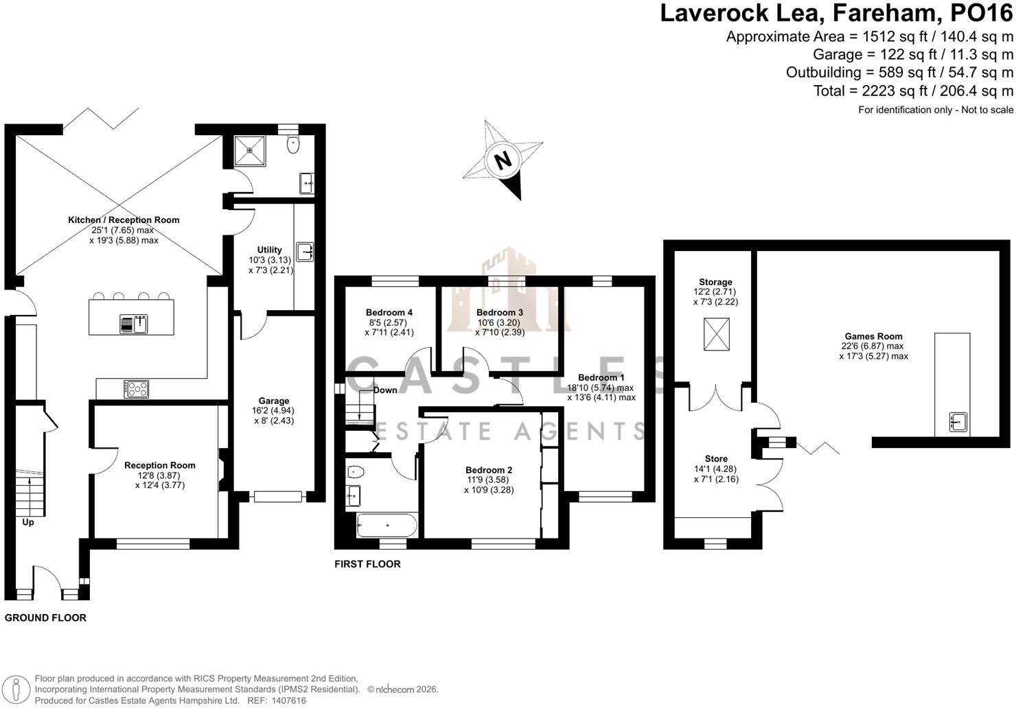 Laverock Lea, Portchester, floorplan