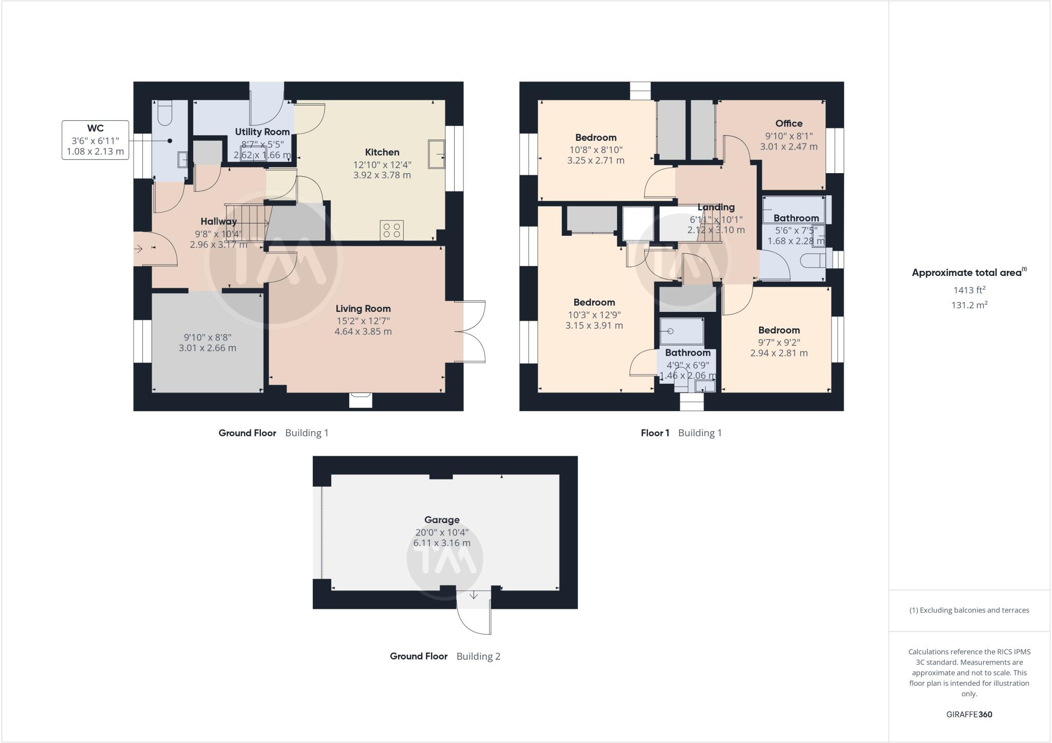 Clover Way, Melbourn, Royston, Cambridgeshire, SG8 floorplan
