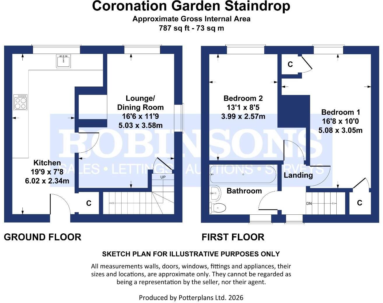 Coronation Gardens, Staindrop, Darlington floorplan