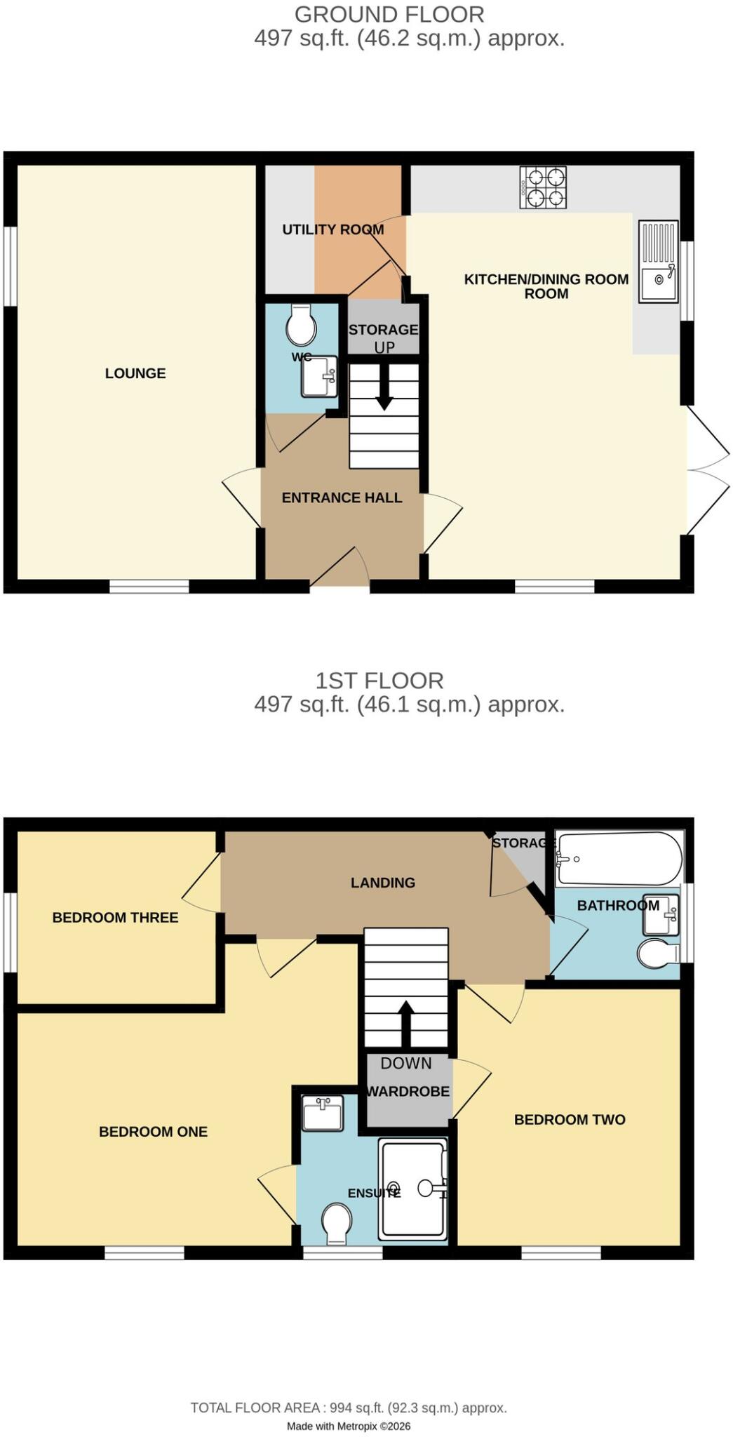 Kipling Road, Ledbury, HR8 floorplan