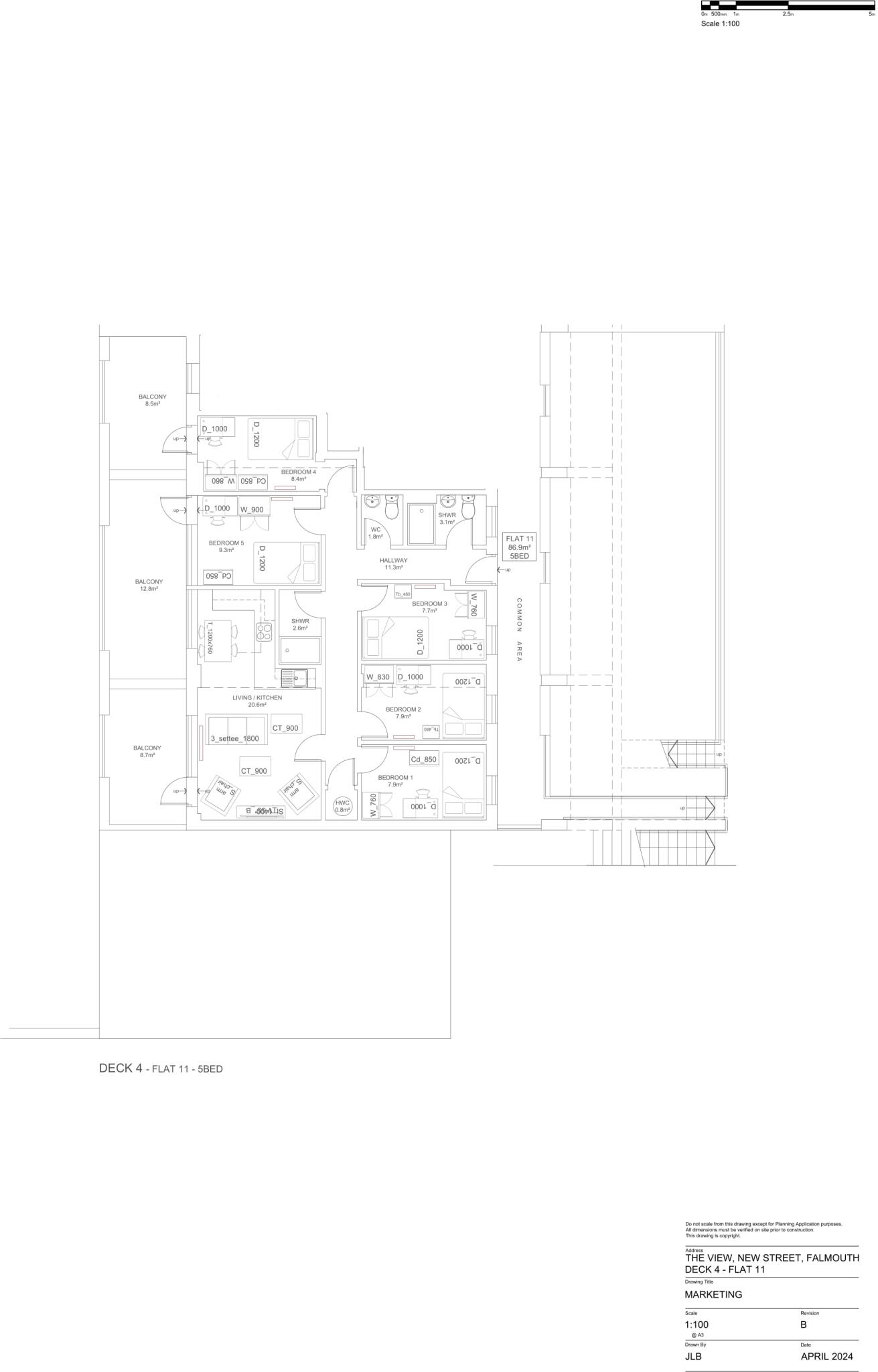 Flat 11, The View, New Street TR11 3LQ floorplan