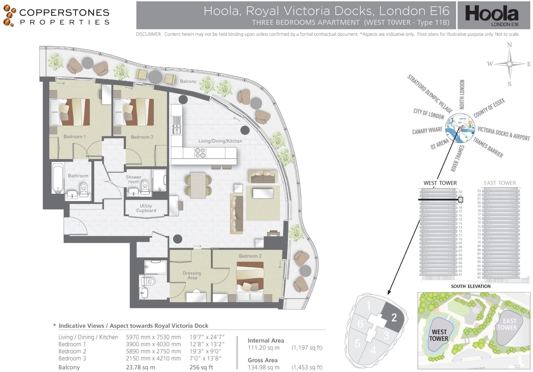 Hoola West, Tidal Basin Road, London floorplan