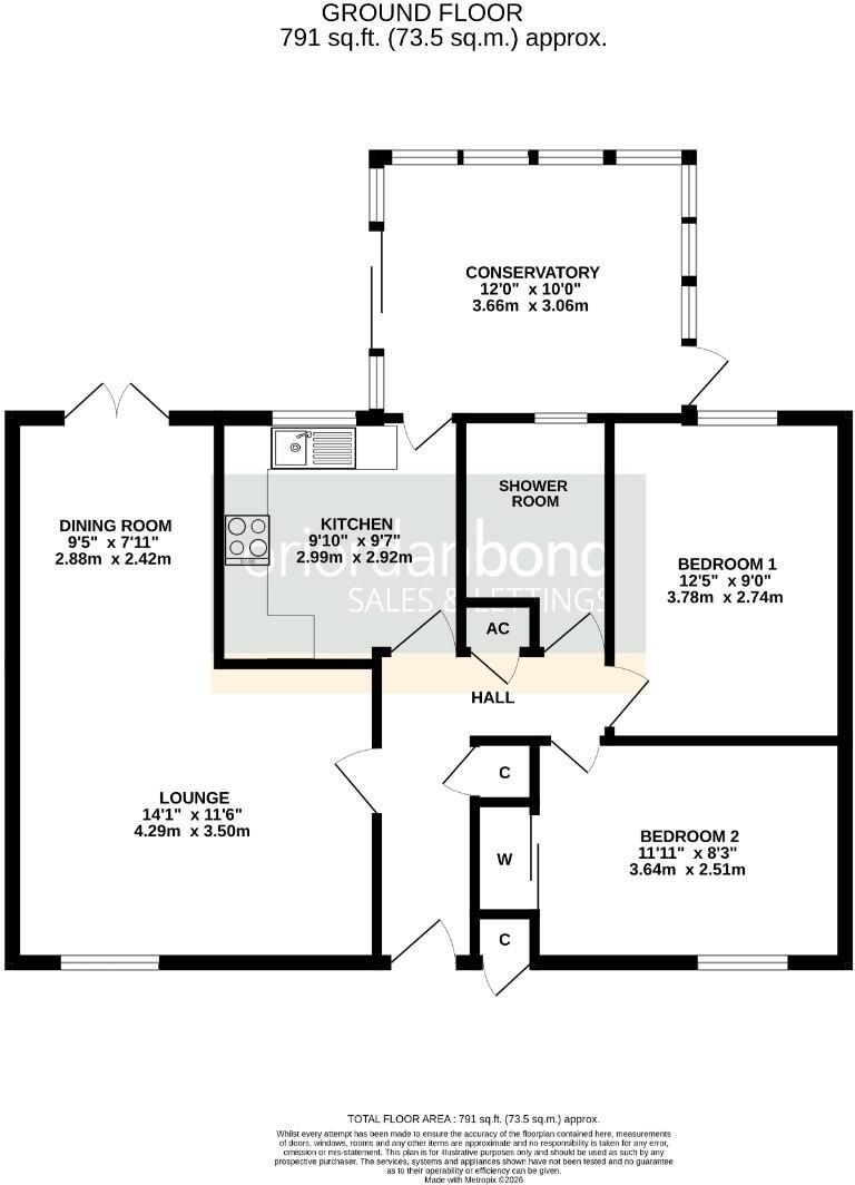 Grangewood, East Hunsbury, Northampton NN4 floorplan