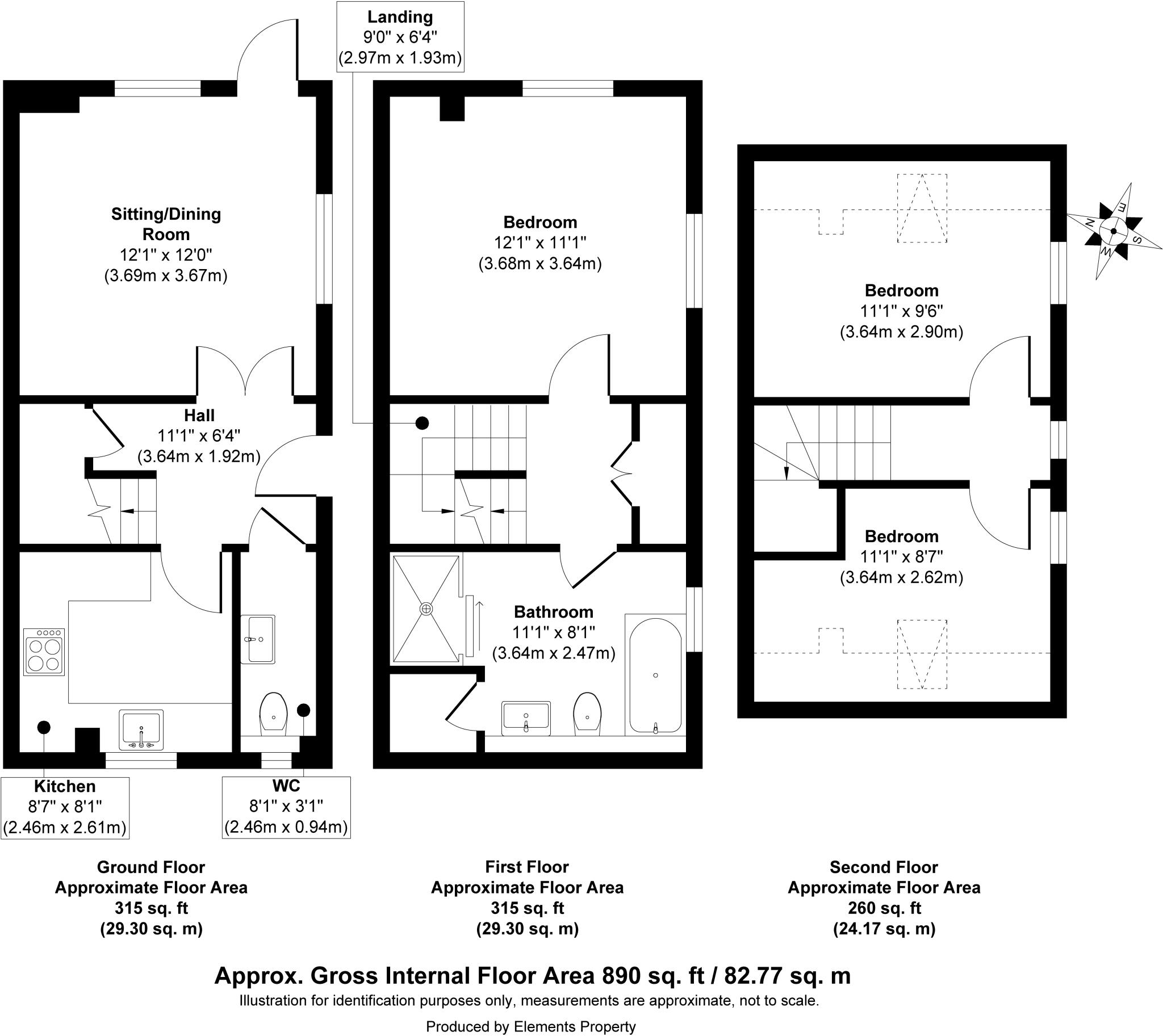 High Street, Mickleton, Gloucestershire, GL55 floorplan