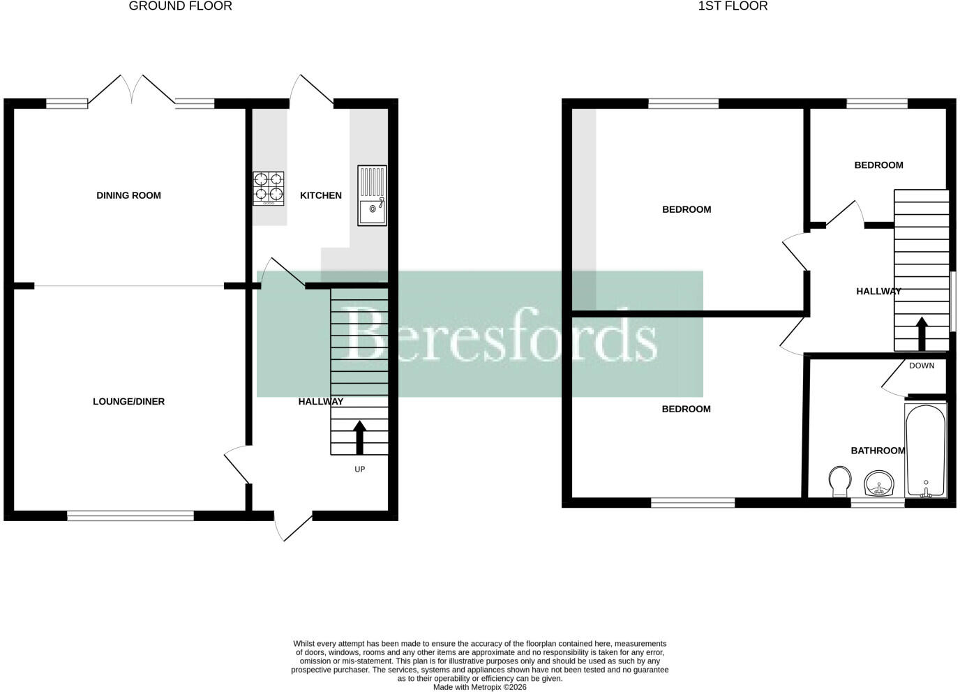 Front Lane, Upminster, RM14 floorplan