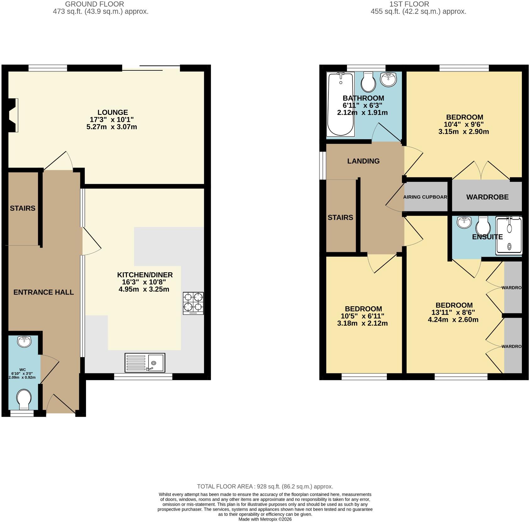 Hedge Field Way, CF83 floorplan