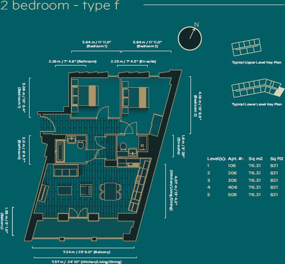 Novella New Bailey 15 Stanley Street M3 floorplan